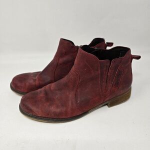 Josef‎ Siebel Ankle Boots  Bordeaux Red 9-9.5 EU 40